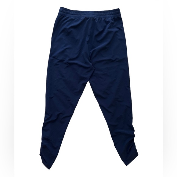 New Balance x Isaac Mizrahi Indigo Blue Jogger Pants Womens Small Ruched Ankle - Picture 5 of 7